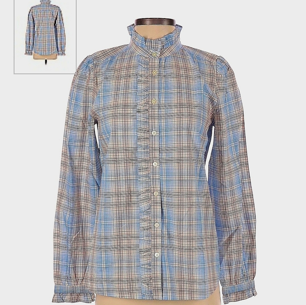 NWT Loft Womens Long Sleeve Blouse sz L